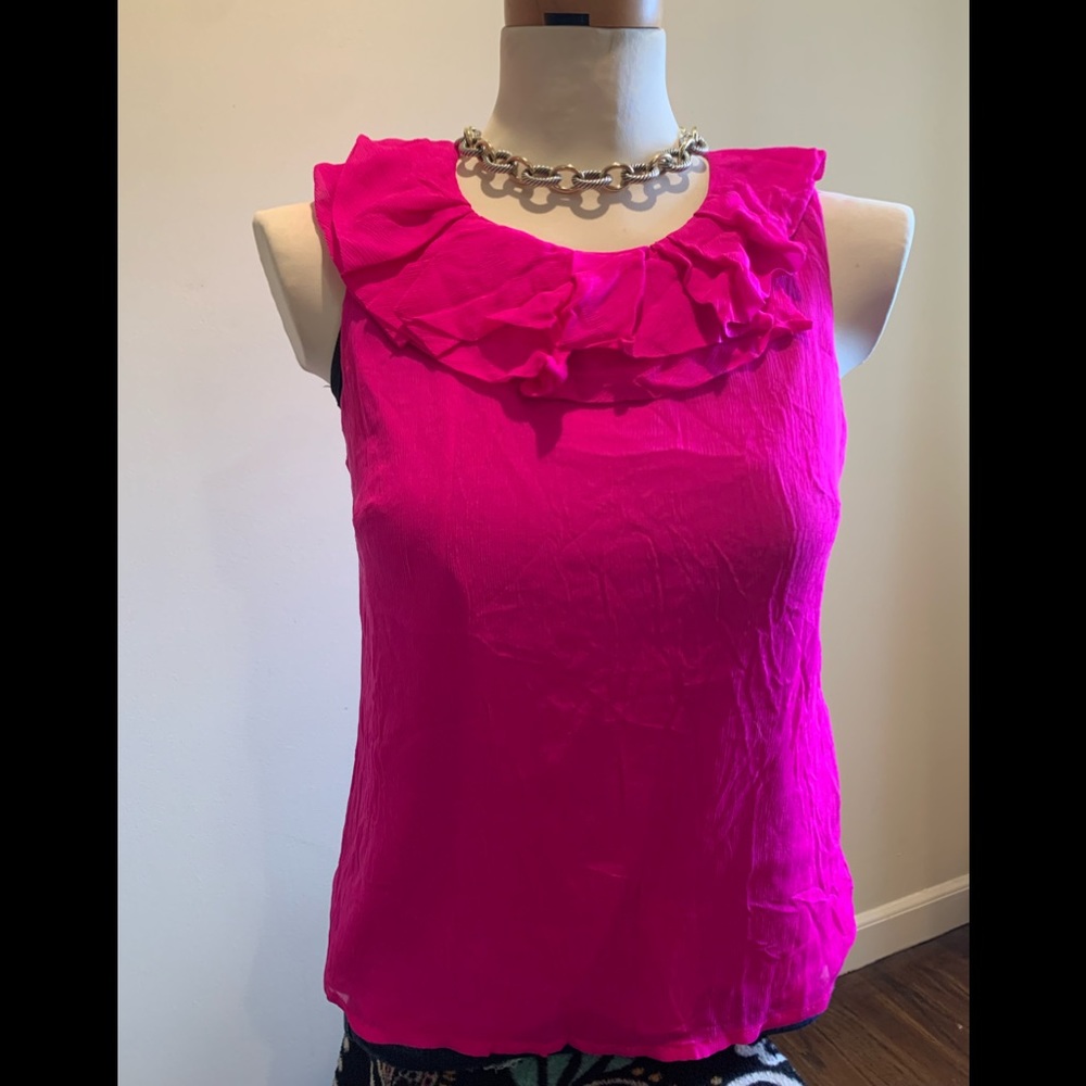 JCrew Women’s Silk Shirt 🍒🌷